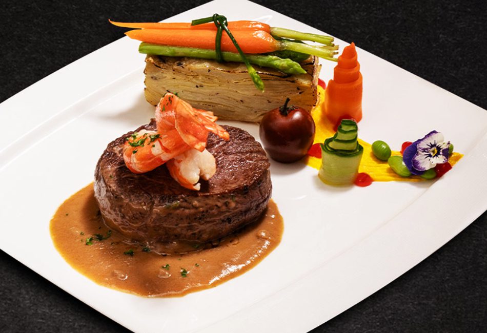 New Zealand beef tenderloin 5 couser