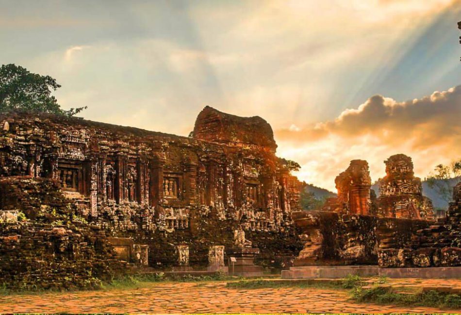 sunset at my son sanctuary