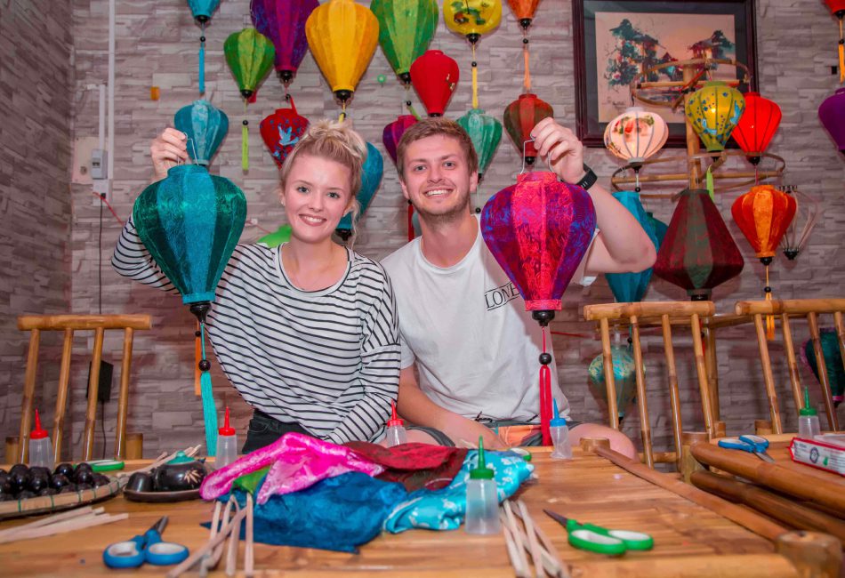 hoian lantern making