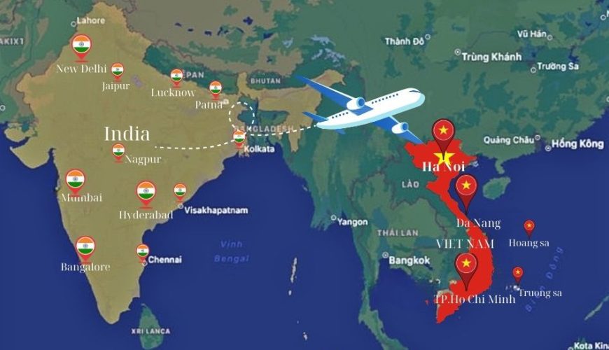 Flights to Vietnam from India